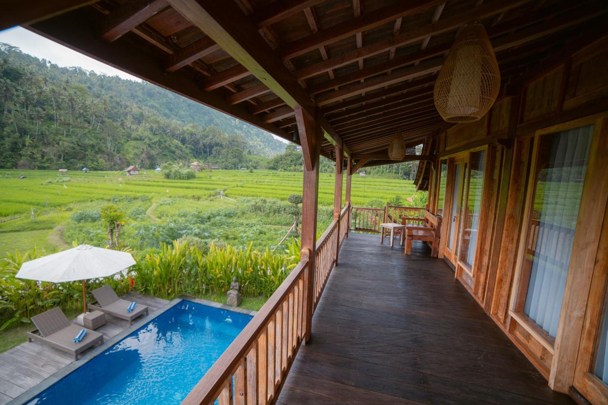 Kubu Sakian Villa And Restaurant Sidemen Silebeng Exterior foto